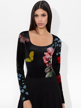 DELAINA VELVET TOP