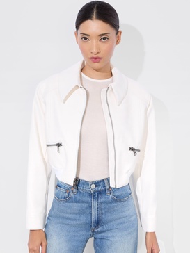 HYDE CROPPED VEGAN JACKET