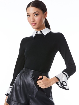 JUSTINA COLLARED SWEATER