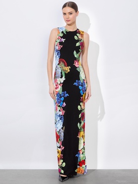 DELORA OPEN BACK MAXI DRESS