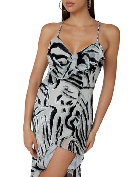 GUESS Women's Lydie Spaghetti Long Dress