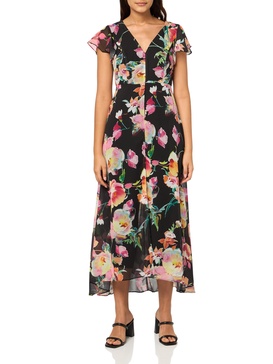 Adrianna Papell Women's Floral Printed Jumpsuit