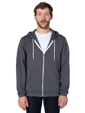 American Apparel Men's Flex Fleece Long Sleeve Zip Hoodie