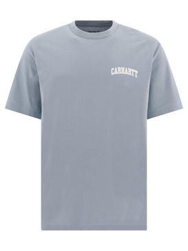 University Script T-Shirts Light Blue