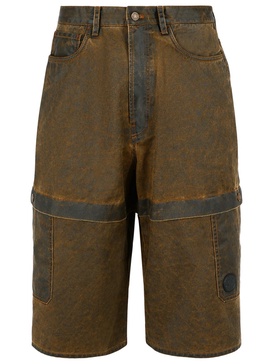 Acne Studios Brown Cotton Bermuda Shorts Men