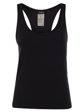 Logo Detailed Sleeveless Top
