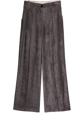 Alysi Velvet Wide-Leg Trousers