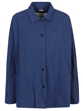 Apuntob Denim Cotton Caban Jacket