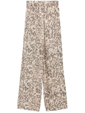 Golden Goose All-Over Floral Print Trousers
