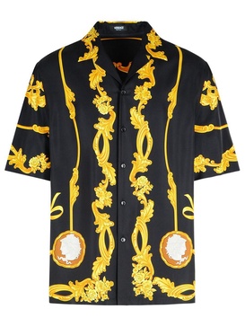Versace Black Silk Shirt
