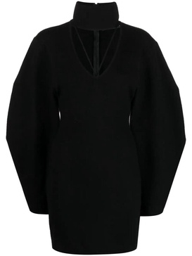 Andreādamo Stretch Knit Mini Dress With Clothing