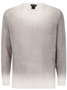 Avant Toi Gradient Effect Round Neck Pullover Clothing