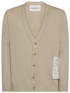 Amaránto Label Detail Cardigan