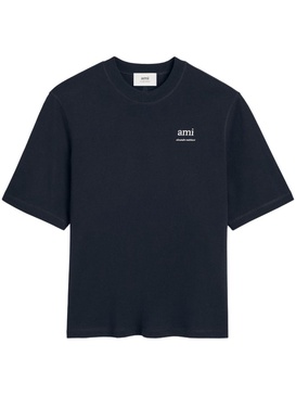 AMI Paris Logo Cotton T-Shirt