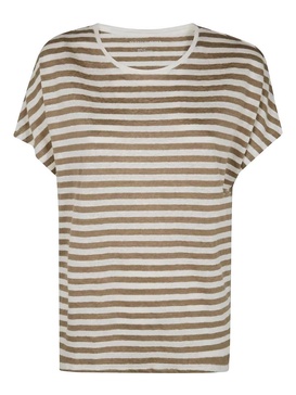 Majestic Filatures Round Neck Short Sleeves Sweater Clothing