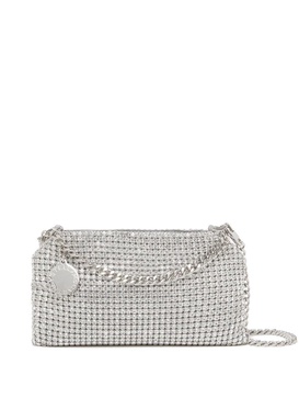 Stella Mccartney Falabella Crystal-Embellished Shoulder Bag