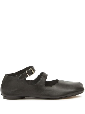 Maison Margiela Tabi Leather Ballerina Shoes