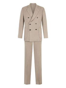 Boglioli Linen Double-Breasted Suit