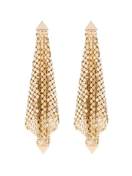Rabanne Golden Mesh Drop Earrings
