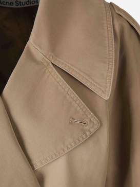 Acne Studios Cotton Belt Trench Coat