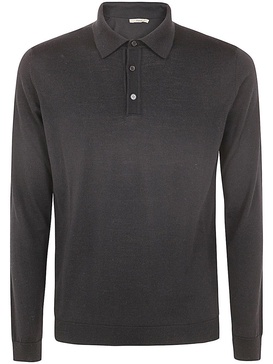 Roberto Collina Long Sleeve Polo Clothing