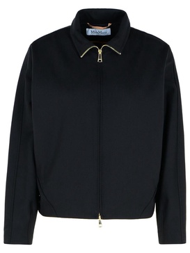 Max Mara 'Plava' Black Polyamide Blend Sweatshirt Women