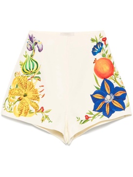 Alémais Flores High Waisted Short Clothing