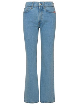 Amish Kendall Blue Cotton Jeans