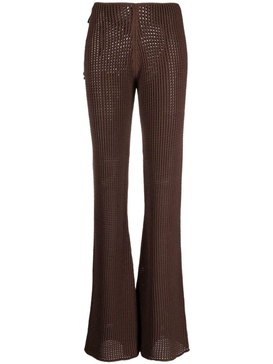 Andreādamo Waist Flare Pants Clothing
