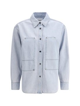 Marant Etoile Women Denim Shirt Jacket
