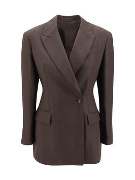 Brunello Cucinelli Women Linen Blazer Jacket