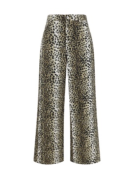 Blumarine Women Printed Boyfriend Jeans