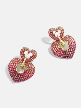 Disney Mickey Mouse Heart Statement Earrings