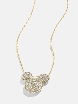 Mickey Mouse Disney Pavé Pendant Necklace