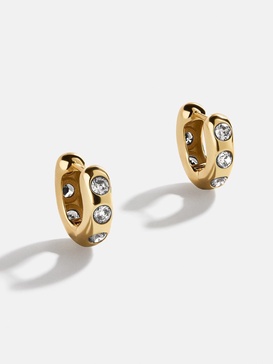 Sydney 18k Gold Birthstone Earrings