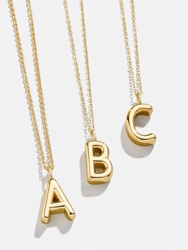 Classic Custom 18K Gold Initial Necklace