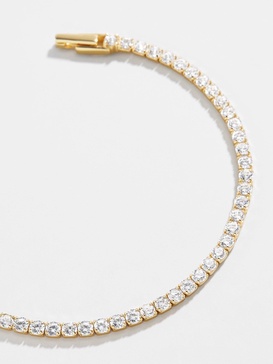 Bennett 18K Gold Tennis Bracelet