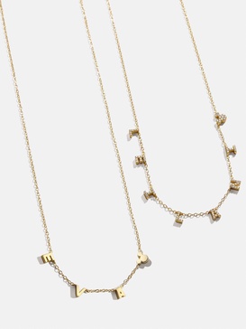 Mickey Mouse Disney 18K Gold Plated Sterling Silver & Cubic Zirconia Custom Spaced Name Necklace