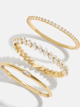 Molly 18K Gold Ring Set