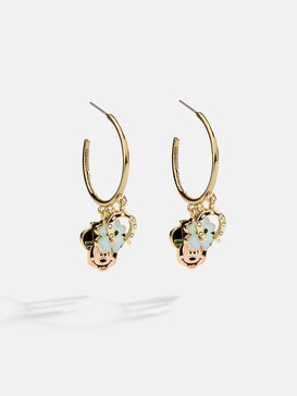 Disney Mickey Mouse Lucky Charms Hoop Earrings