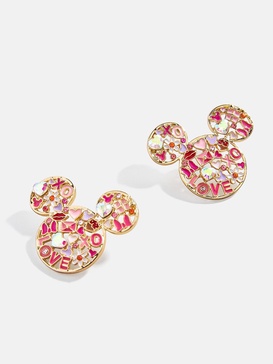 Disney Mickey Mouse Valentine's Day Earrings