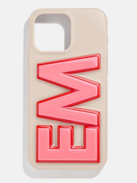 Block Font Custom iPhone Case