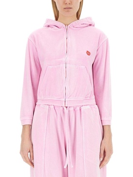T By Alexander Wang Velour Sweatshirt