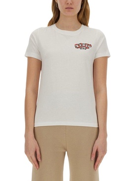 EMBROIDERED COTTON T-SHIRT "VERDY MARKET"