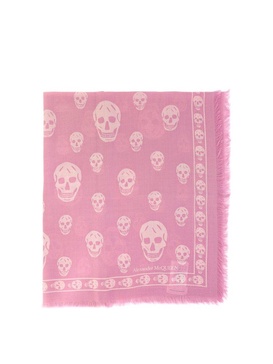 Scarf With Skull Motif