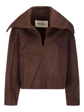 Long Sleeved V-neck Sweatshirt