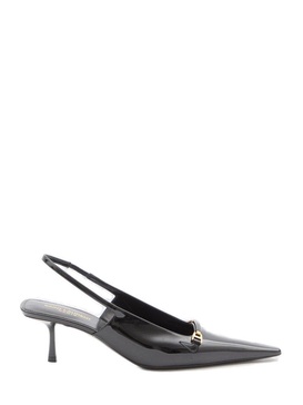 Carine 55 patent leather slingback pumps
