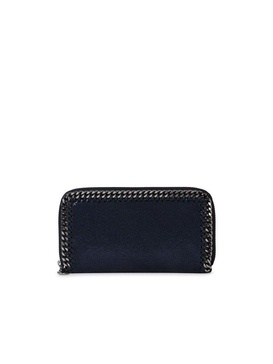 Stella Mccartney Blue Recycled Polyester Wallet Women
