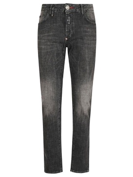 Denim Super Straight Cut Trousers