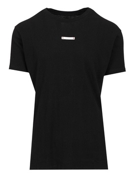 T-shirt With Ribbed Fabric